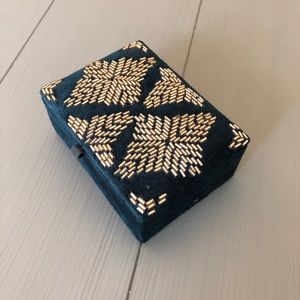World Market Velvet Jewelry Box